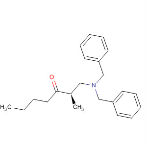 178425-07-5  3-Heptanone, 1-[bis(phenylmethyl)amino]-2-methyl-, (2R)-