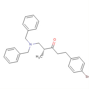 178425-10-0  3-Pentanone, 1-[bis(phenylmethyl)amino]-5-(4-bromophenyl)-2-methyl-,(2R)-