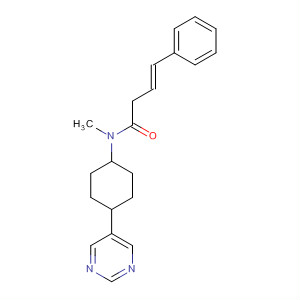 178540-64-2  3-Butenamide, N-methyl-4-phenyl-N-[4-(5-pyrimidinyl)cyclohexyl]-,trans-