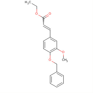 178611-28-4  2-Propenoic acid, 3-[3-methoxy-4-(phenylmethoxy)phenyl]-, ethyl ester