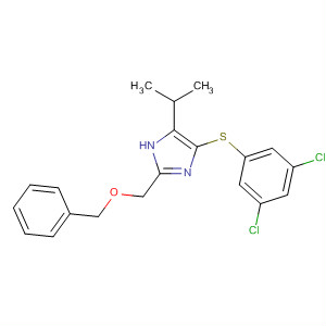 178980-84-2  1H-Imidazole,4-[(3,5-dichlorophenyl)thio]-5-(1-methylethyl)-2-[(phenylmethoxy)methyl]-