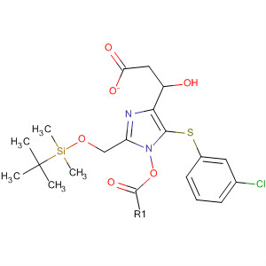 178982-07-5  1H-Imidazole-4-methanol,5-[(3-chlorophenyl)thio]-2-[[[(1,1-dimethylethyl)dimethylsilyl]oxy]methyl]-,acetate (ester)