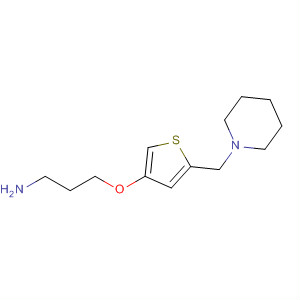 178991-02-1  1-Propanamine, 3-[[5-(1-piperidinylmethyl)-3-thienyl]oxy]-