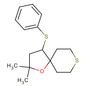 179088-67-6  1-Oxa-8-thiaspiro[4.5]decane, 2,2-dimethyl-4-(phenylthio)-