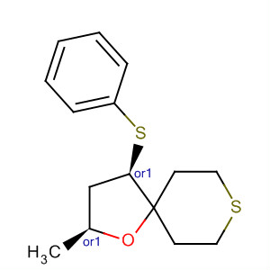 179088-71-2  1-Oxa-8-thiaspiro[4.5]decane, 2-methyl-4-(phenylthio)-, cis-