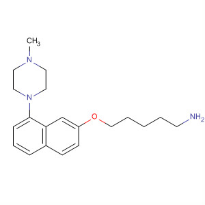 179112-05-1  1-Pentanamine, 5-[[8-(4-methyl-1-piperazinyl)-2-naphthalenyl]oxy]-