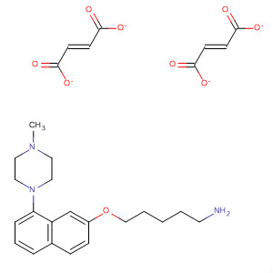 179112-06-2  1-Pentanamine, 5-[[8-(4-methyl-1-piperazinyl)-2-naphthalenyl]oxy]-,(E)-2-butenedioate (1:2)