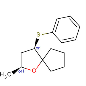 179806-63-4  1-Oxaspiro[4.4]nonane, 2-methyl-4-(phenylthio)-, cis-