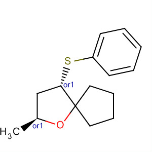 179806-64-5  1-Oxaspiro[4.4]nonane, 2-methyl-4-(phenylthio)-, trans-