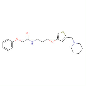 180043-53-2  Acetamide,2-phenoxy-N-[3-[[5-(1-piperidinylmethyl)-3-thienyl]oxy]propyl]-