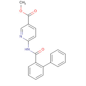 180340-25-4  3-Pyridinecarboxylic acid, 6-[([1,1'-biphenyl]-2-ylcarbonyl)amino]-,methyl ester