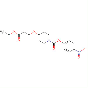 180532-63-2  1-Piperidinecarboxylic acid, 4-(3-ethoxy-3-oxopropoxy)-, 4-nitrophenylester
