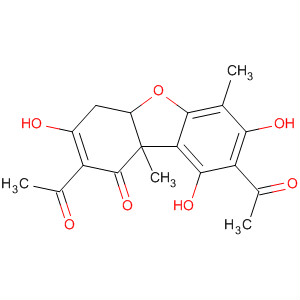 18058-89-4  1(4H)-Dibenzofuranone,2,8-diacetyl-4a,9b-dihydro-3,7,9-trihydroxy-6,9b-dimethyl-