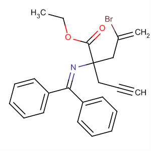 180608-90-6  4-Pentenoic acid,4-bromo-2-[(diphenylmethylene)amino]-2-(2-propynyl)-, ethyl ester