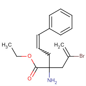 180608-92-8  4-Pentenoic acid, 2-amino-4-bromo-2-(3-phenyl-2-propenyl)-, ethylester