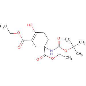 180609-16-9  3-Cyclohexene-1,3-dicarboxylic acid,1-[[(1,1-dimethylethoxy)carbonyl]amino]-4-hydroxy-, diethyl ester