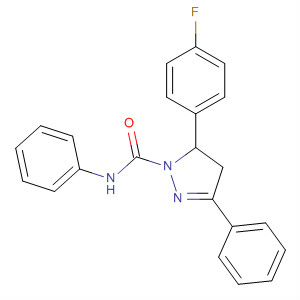 180998-58-7  1H-Pyrazole-1-carboxamide,5-(4-fluorophenyl)-4,5-dihydro-N,3-diphenyl-