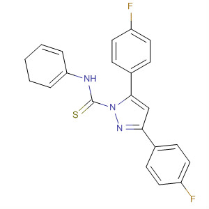 180998-63-4  1H-Pyrazole-1-carbothioamide,3,5-bis(4-fluorophenyl)-4,5-dihydro-N-phenyl-
