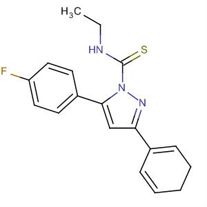 180998-64-5  1H-Pyrazole-1-carbothioamide,N-ethyl-5-(4-fluorophenyl)-4,5-dihydro-3-phenyl-