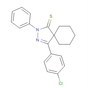 181067-25-4  2,3-Diazaspiro[4.5]dec-3-ene-1-thione, 4-(4-chlorophenyl)-2-phenyl-
