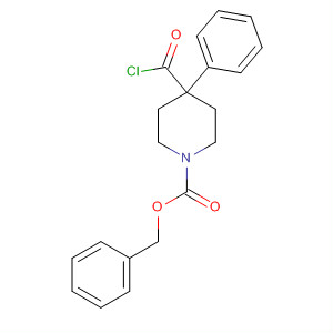 181641-81-6  1-Piperidinecarboxylic acid, 4-(chlorocarbonyl)-4-phenyl-, phenylmethylester