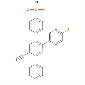 181809-63-2  3-Pyridinecarbonitrile,6-(4-fluorophenyl)-5-[4-(methylsulfonyl)phenyl]-2-phenyl-