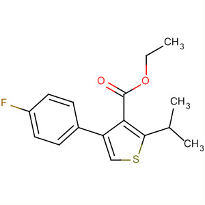 181931-44-2  3-Thiophenecarboxylic acid, 4-(4-fluorophenyl)-2-(1-methylethyl)-, ethylester