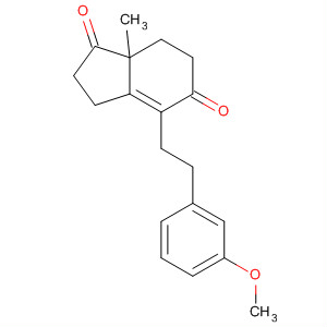 18300-15-7  1H-Indene-1,5(6H)-dione,2,3,7,7a-tetrahydro-4-[2-(3-methoxyphenyl)ethyl]-7a-methyl-