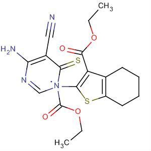 183129-13-7  3-Pyridazinecarboxylic acid,4-amino-5-cyano-1-[3-(ethoxycarbonyl)-4,5,6,7-tetrahydrobenzo[b]thien-2-yl]-1,6-dihydro-6-thioxo-, ethyl ester