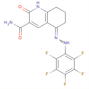 172541-54-7  3-Quinolinecarboxamide,1,2,5,6,7,8-hexahydro-2-oxo-5-[(pentafluorophenyl)hydrazono]-