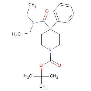 172734-16-6  1-Piperidinecarboxylic acid, 4-[(diethylamino)carbonyl]-4-phenyl-,1,1-dimethylethyl ester