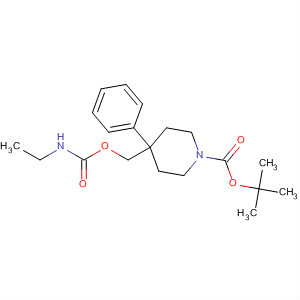 172734-34-8  1-Piperidinecarboxylic acid,4-[[[(ethylamino)carbonyl]oxy]methyl]-4-phenyl-, 1,1-dimethylethyl ester