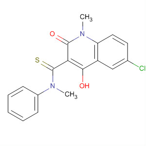 172896-33-2  3-Quinolinecarbothioamide,6-chloro-1,2-dihydro-4-hydroxy-N,1-dimethyl-2-oxo-N-phenyl-