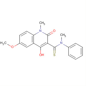 172896-96-7  3-Quinolinecarbothioamide,1,2-dihydro-4-hydroxy-6-methoxy-N,1-dimethyl-2-oxo-N-phenyl-