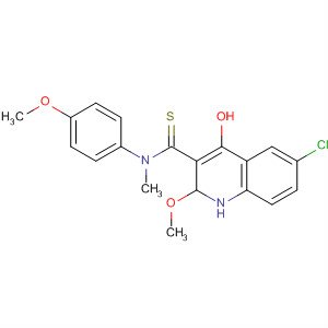 172896-97-8  3-Quinolinecarbothioamide,6-chloro-1,2-dihydro-4-hydroxy-N-(4-methoxyphenyl)-N,1-dimethyl-2-oxo-