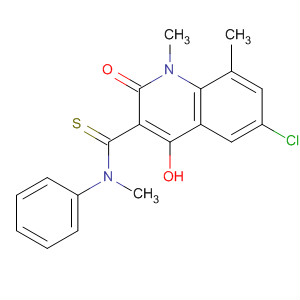 172897-60-8  3-Quinolinecarbothioamide,6-chloro-1,2-dihydro-4-hydroxy-N,1,8-trimethyl-2-oxo-N-phenyl-