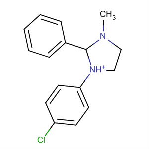 173064-50-1  1H-Imidazolium, 1-(4-chlorophenyl)-4,5-dihydro-3-methyl-2-phenyl-
