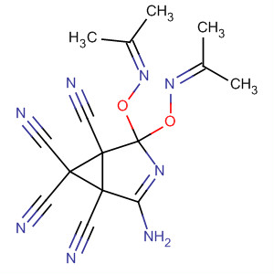 173275-91-7  3-Azabicyclo[3.1.0]hex-2-ene-1,5,6,6-tetracarbonitrile,2-amino-4,4-bis[[(1-methylethylidene)amino]oxy]-