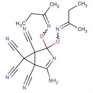 173275-92-8  3-Azabicyclo[3.1.0]hex-2-ene-1,5,6,6-tetracarbonitrile,2-amino-4,4-bis[[(1-methylpropylidene)amino]oxy]-