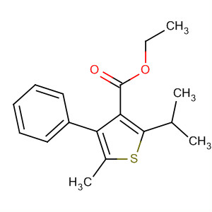 173724-68-0  3-Thiophenecarboxylic acid, 5-methyl-2-(1-methylethyl)-4-phenyl-, ethylester