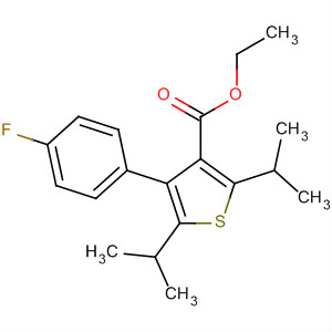 173724-70-4  3-Thiophenecarboxylic acid, 4-(4-fluorophenyl)-2,5-bis(1-methylethyl)-,ethyl ester