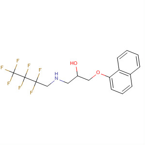 173978-01-3  2-Propanol,1-[(2,2,3,3,4,4,4-heptafluorobutyl)amino]-3-(1-naphthalenyloxy)-