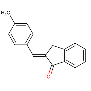 17434-22-9  1H-Inden-1-one, 2,3-dihydro-2-[(4-methylphenyl)methylene]-, (2E)-