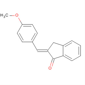 17434-24-1  1H-Inden-1-one, 2,3-dihydro-2-[(4-methoxyphenyl)methylene]-, (E)-