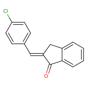 17434-26-3  1H-Inden-1-one, 2-[(4-chlorophenyl)methylene]-2,3-dihydro-, (2E)-