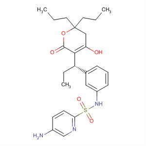 174484-72-1  2-Pyridinesulfonamide,5-amino-N-[3-[1-(5,6-dihydro-4-hydroxy-2-oxo-6,6-dipropyl-2H-pyran-3-yl)propyl]phenyl]-, (S)-
