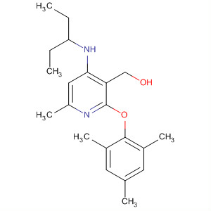 175139-97-6  3-Pyridinemethanol,4-[(1-ethylpropyl)amino]-6-methyl-2-(2,4,6-trimethylphenoxy)-