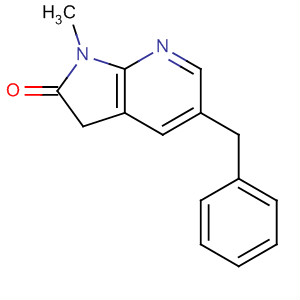 175424-49-4  2H-Pyrrolo[2,3-b]pyridin-2-one, 1,3-dihydro-1-methyl-5-(phenylmethyl)-