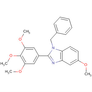 175712-89-7  1H-Benzimidazole,5-methoxy-1-(phenylmethyl)-2-(3,4,5-trimethoxyphenyl)-