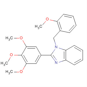 175712-98-8  1H-Benzimidazole,1-[(2-methoxyphenyl)methyl]-2-(3,4,5-trimethoxyphenyl)-